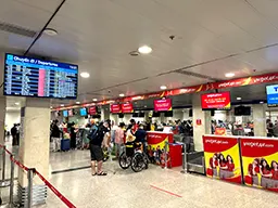 Check in counters at Tan Son Nhat International Airport
