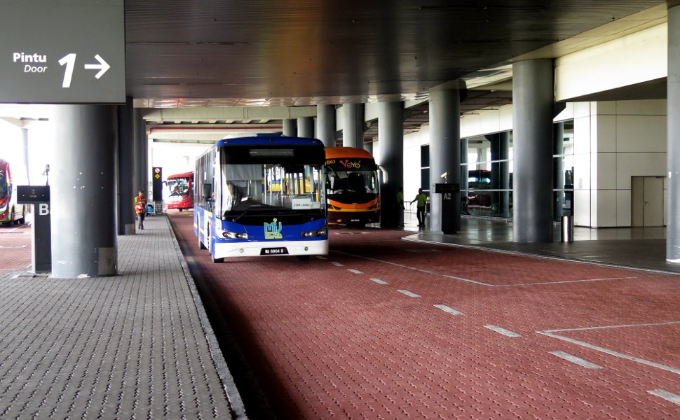 Bus Boarding Platforms at klia2 Transportation Hub
