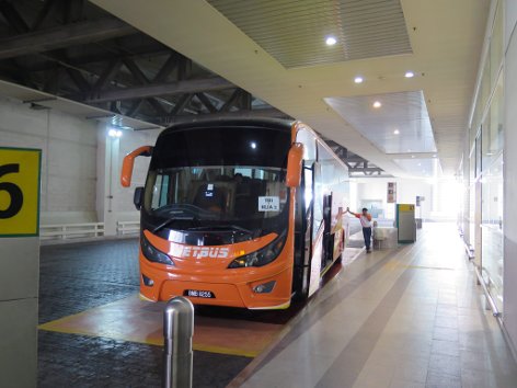 Jetbus at the Terminal Bersepadu Selatan (TBS)