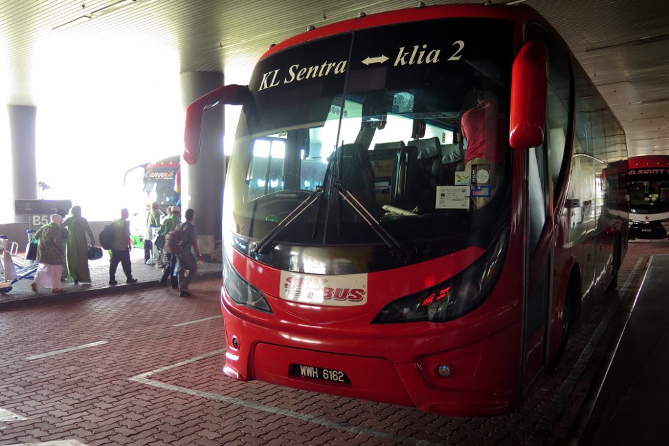 Skybus at the klia2 Transportation Hub