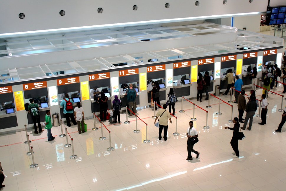 Ticketing counters at TBS
