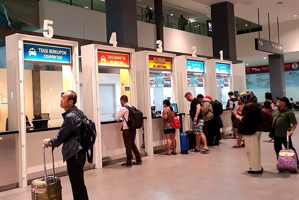 Ticketing counters at Level 1, Gateway@klia2 mall