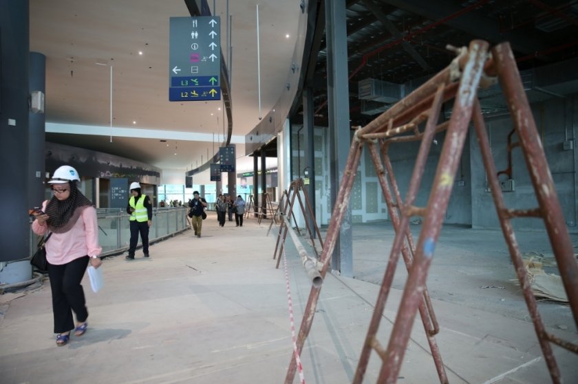 klia2, Construction picture as at 4 March 2014