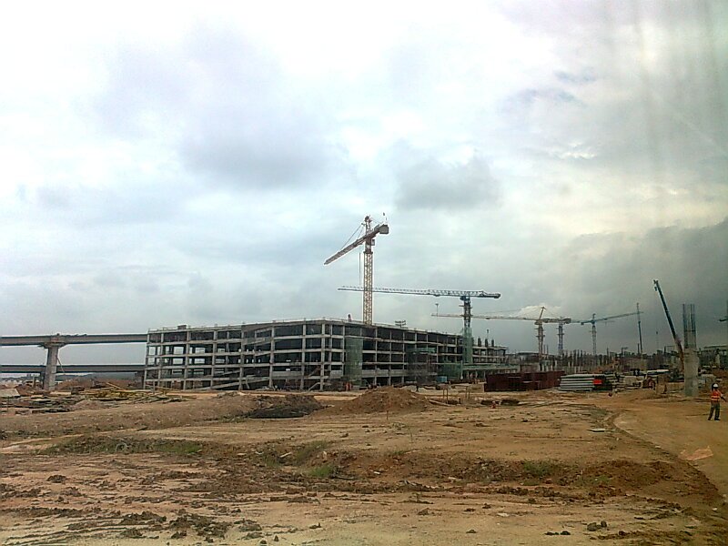 Car park construction update, 30 Jan 2012