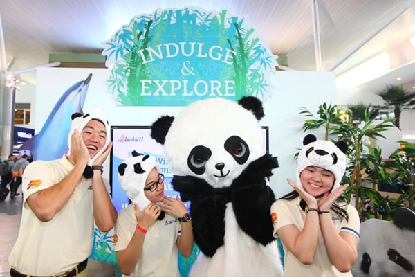 Panda-mania: Malaysia Airports launches the 'Indulge and Explore' campaign