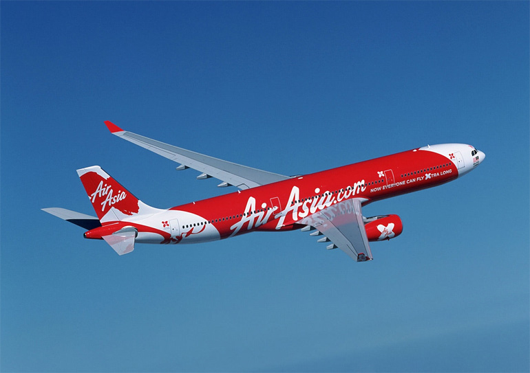 AirAsia on the sky