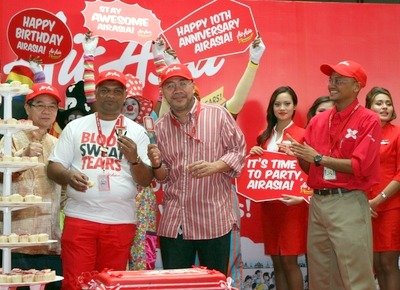 Festivities galore at terminal as budget carrier turns 10