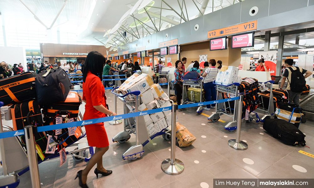 check in counters at klia2