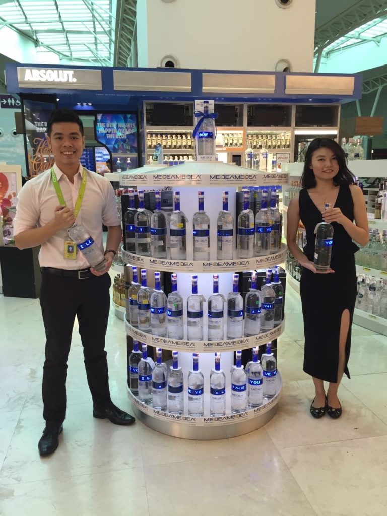 A one-of-a-kind: Medea vodka and its value-added technology star in the Eraman promotion at klia2