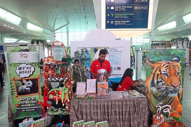 Malaysia Airports and Zoo Negara working together to raise public awareness on wildlife conservation through the Indulge & Explore campaign
