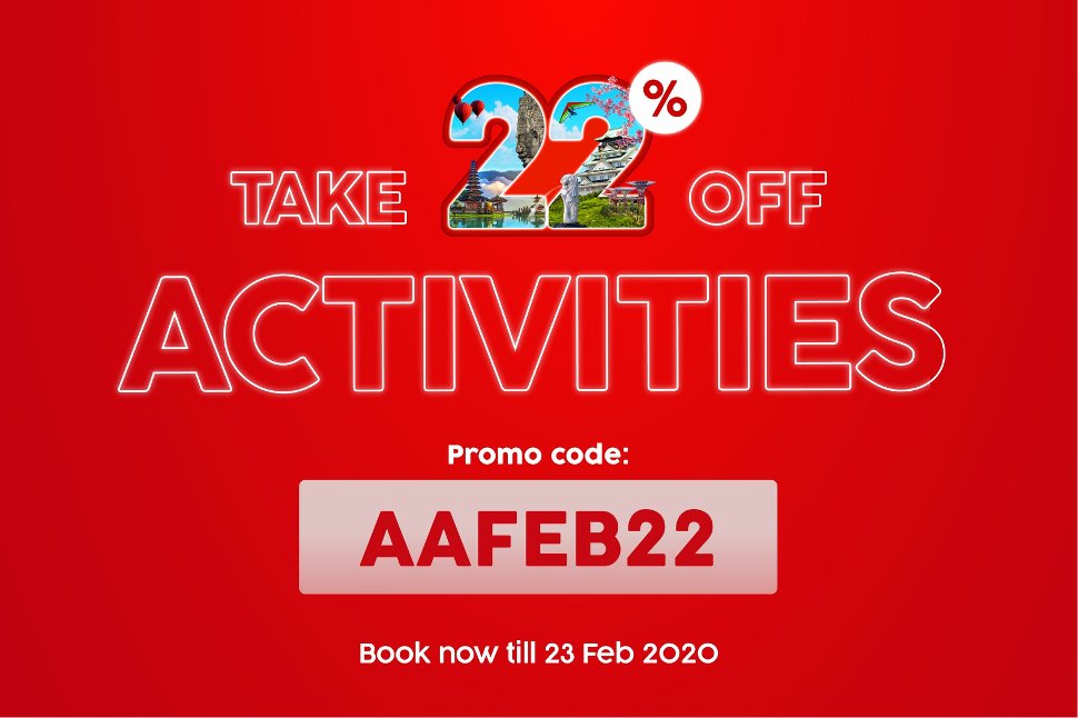 Activities - Take 22% off