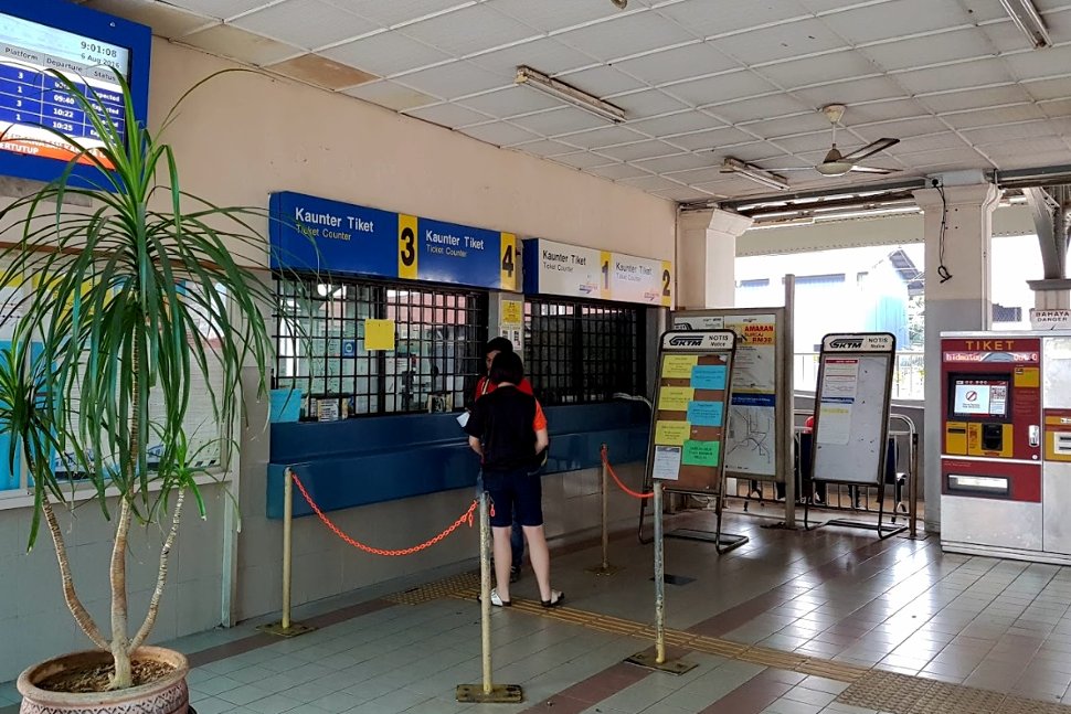 Ticket counters at the station