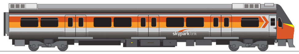 Skypark Link train