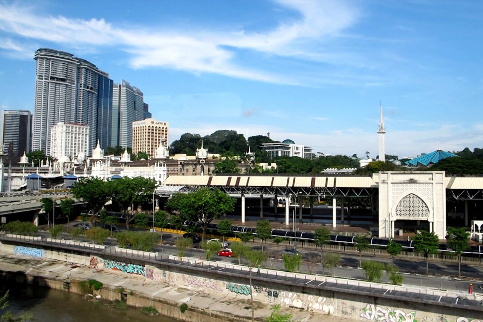 View of Kuala Lumpur KTM station from LRT station