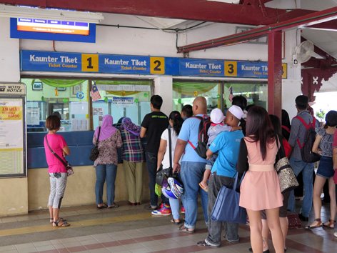 Ticket counters, Seremban KTM Komuter Station