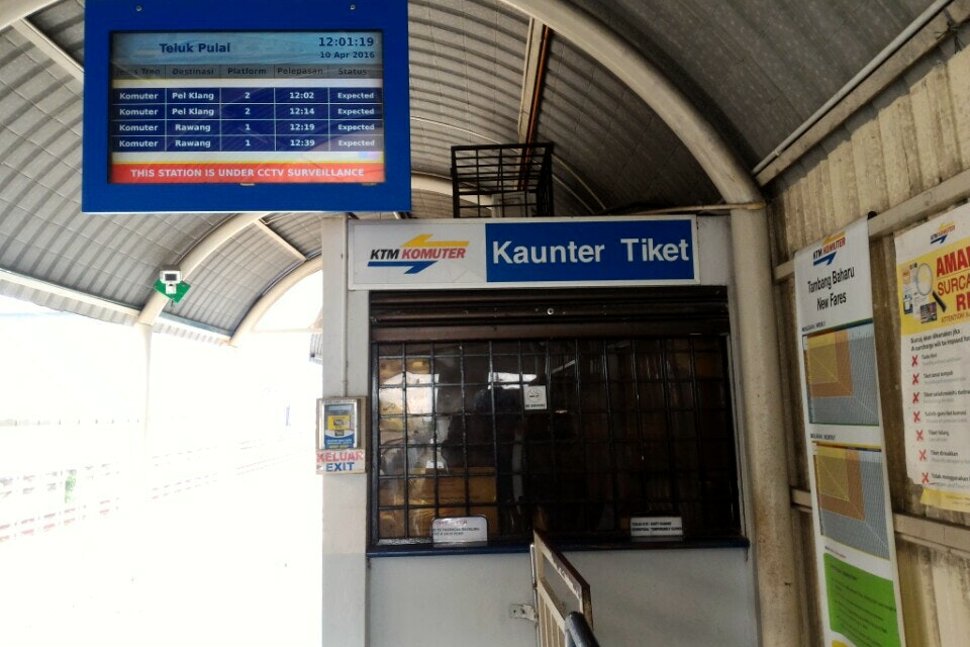Ticket counter at the station