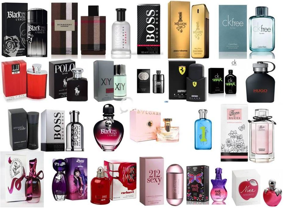 Selection of perfumes