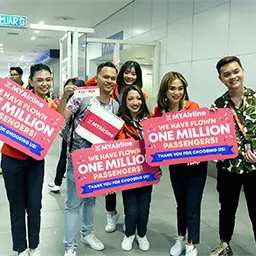 MYAirline celebrates 1-million passenger milestone