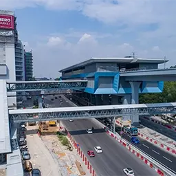 Taman Connaught MRT Station next to Cheras Sentral Mall