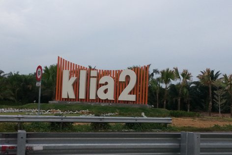 klia2 road signage