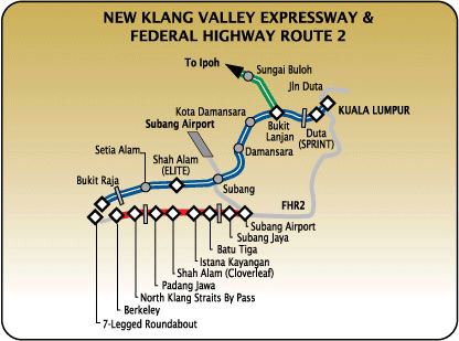 South Klang Valley Expressway (SKVE) Map