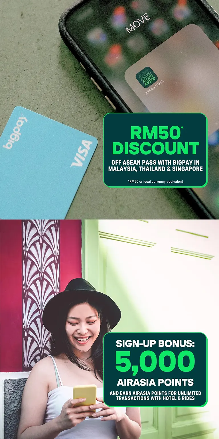 RM50* discount, 5000 signup bonus