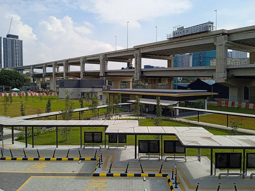 The entrance A of the Chan Sow Lin MRT station
