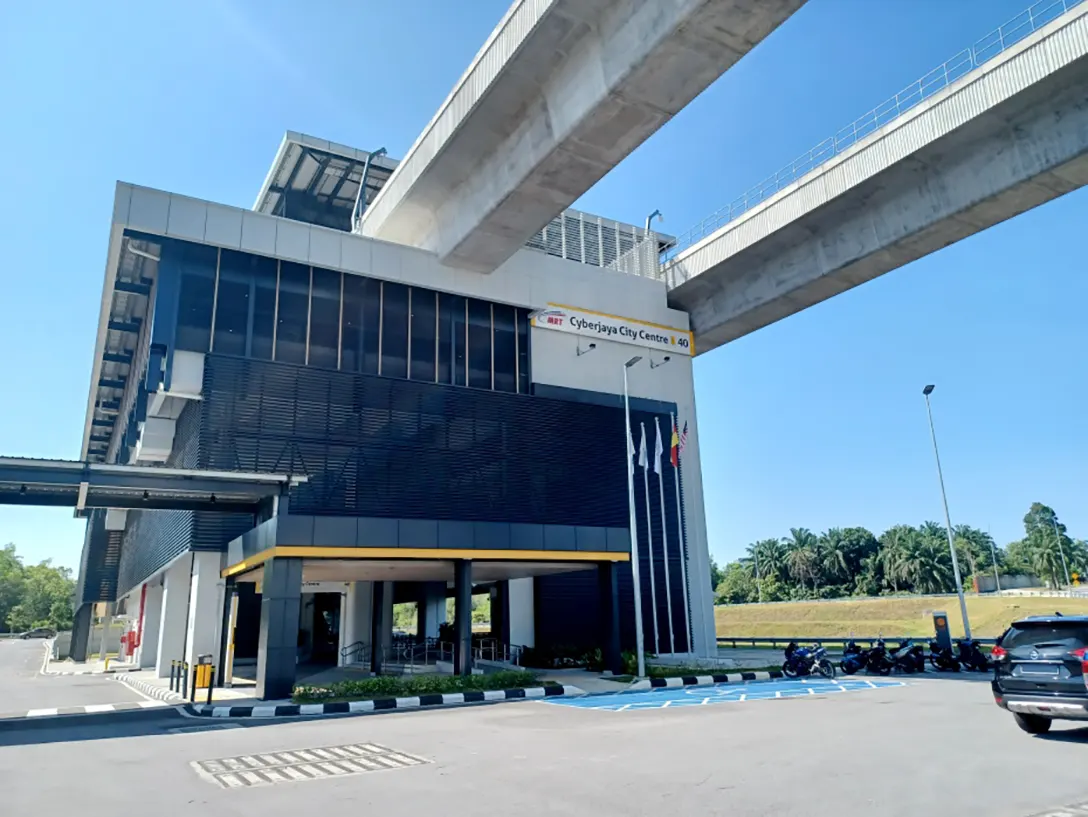 Entrance A of Cyberjaya City Centre MRT station