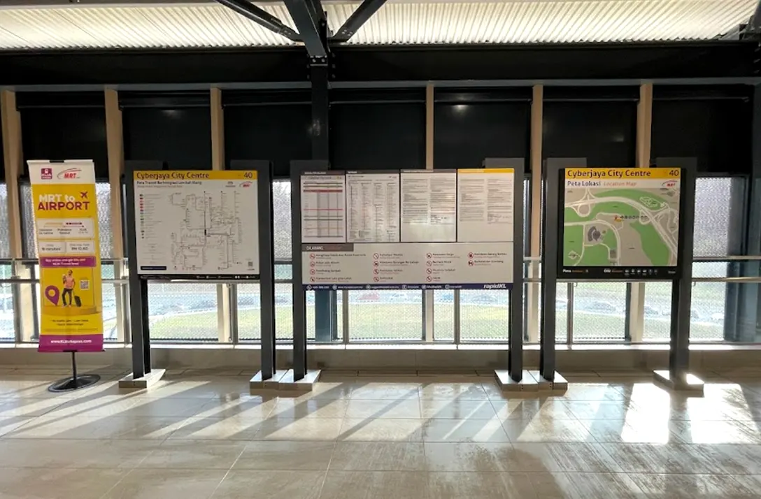 Concourse level at Cyberjaya City Centre MRT station