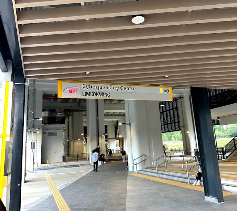 Entrance to the Cyberjaya City Centre MRT station