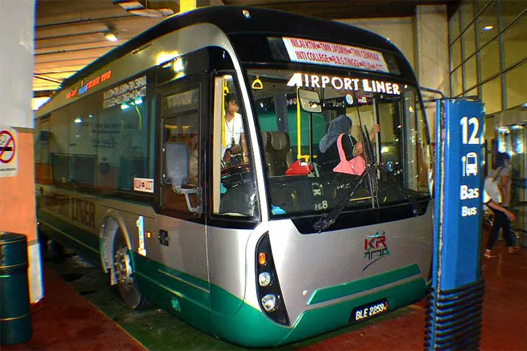 Airport Liner bus waiting at KLIA Bus Station