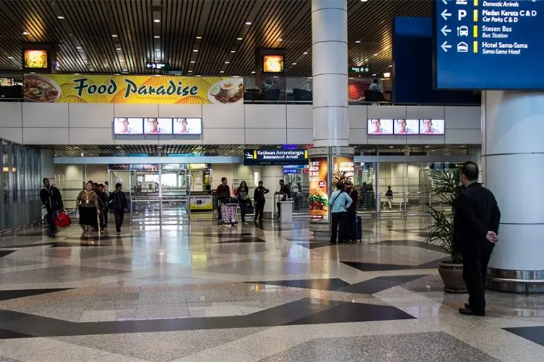 International arrival hall on Level 3