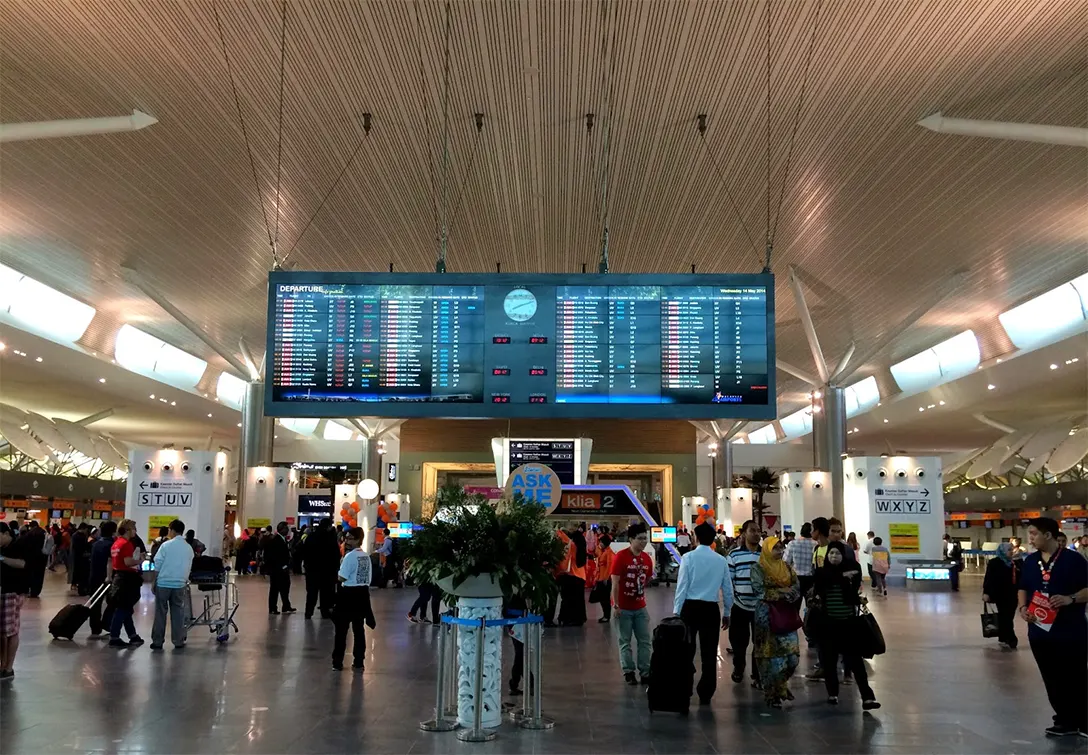 Departure Hall at the klia2 terminal