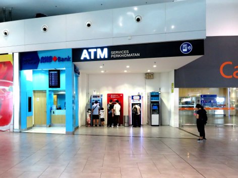 RHB Bank Currency Exchange at level 2 of Gateway@klia2 mall
