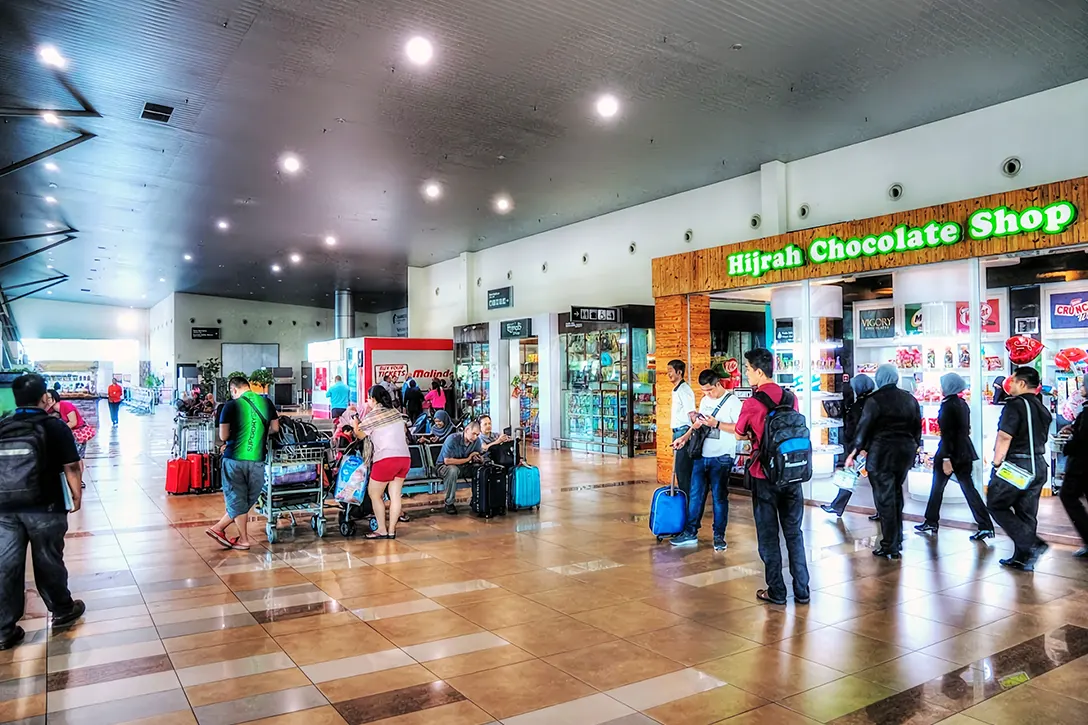 Public concourse at Malacca International Airport, Melaka Airport