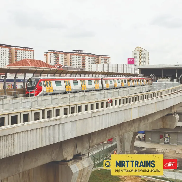MRT train for MRT Putrajaya Line