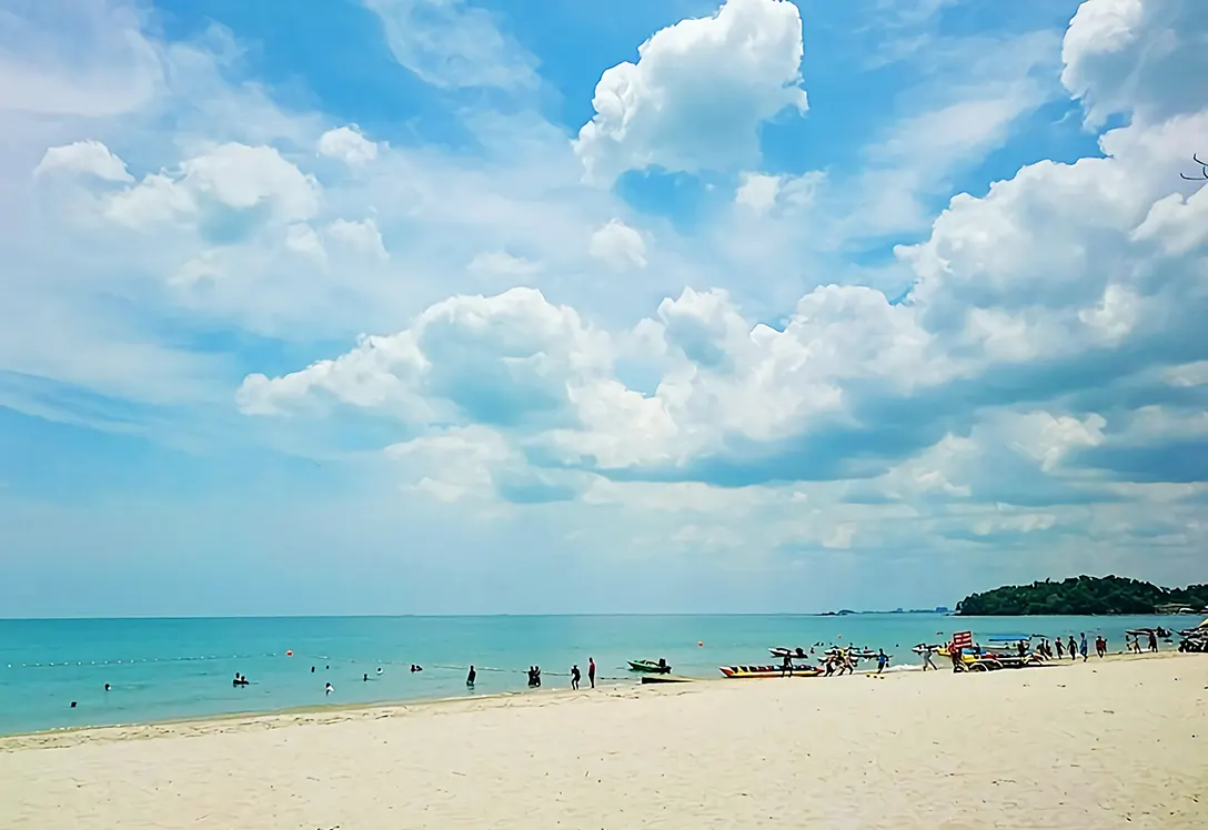 Beautiful sea view at the Port Dickson