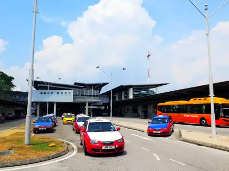 Taxis waiting at Putrajaya Sentral