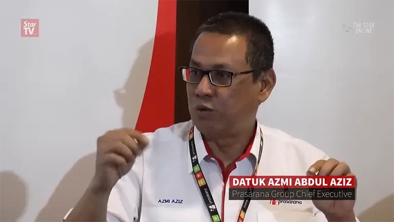 Prasarana group chief executive Datuk Azmi Abdul Aziz