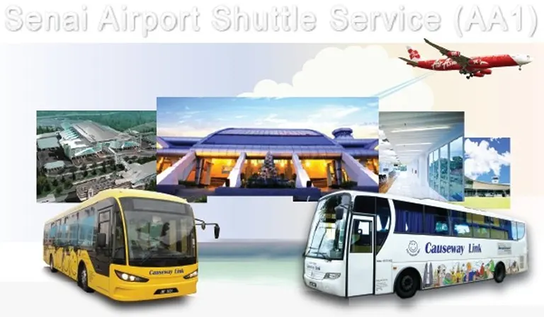 Shuttle bus services to Senai airport