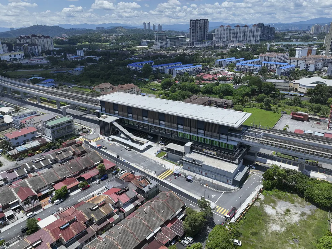 External works station completed at the Serdang Jaya MRT Station