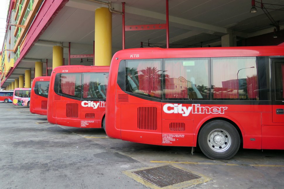 Cityliner buses at the terminal