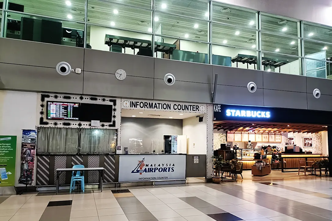 Information counter at Sibu International Airport