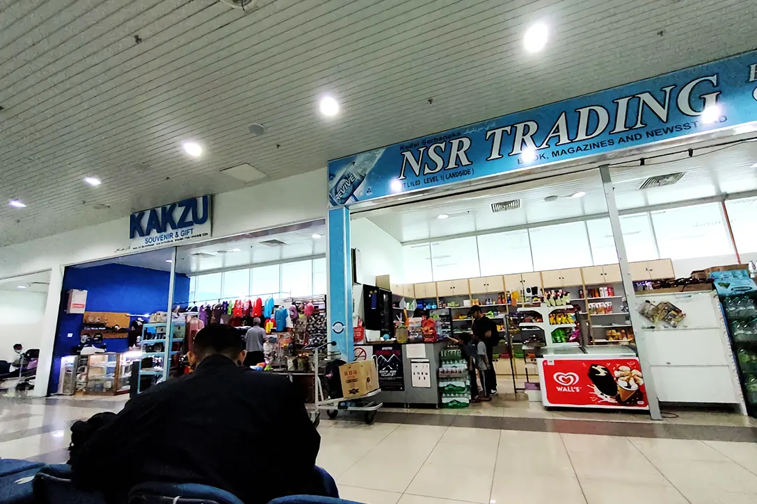 Shops at the Terminal building, Sultan Haji Ahmad Shah Airport
