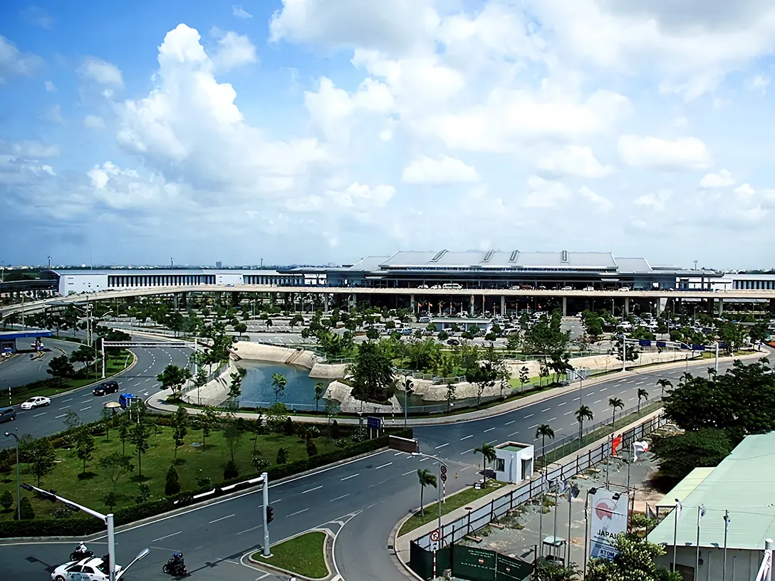 Aerial view of Tan Son Nhat Airport