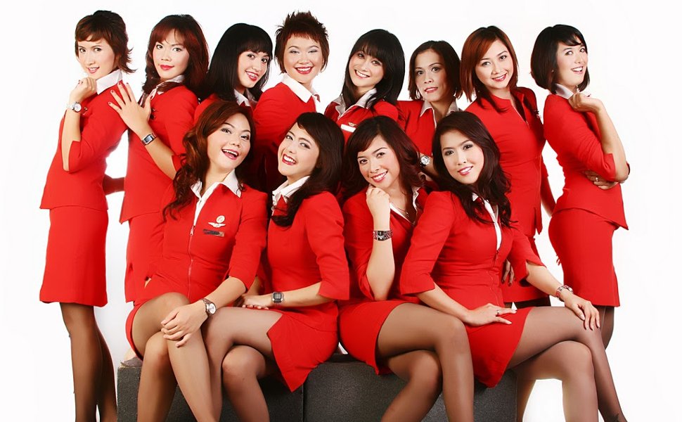 AirAsia's crew members