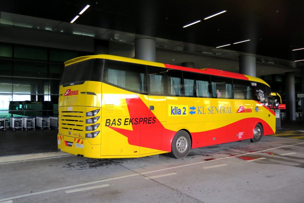 Aerobus at the klia2 terminal