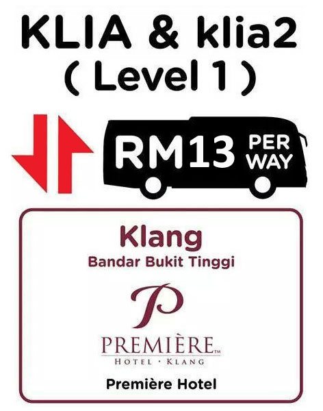 Aerobus bus schedule to Premiere Hotel, Klang