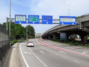 Turn left from Jalan Kuching