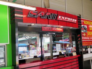 Sani Express counter